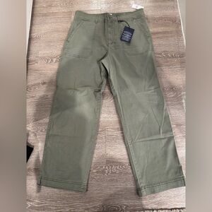 GAP girlfriend khaki green chino pants, size 12, NEVER WORN